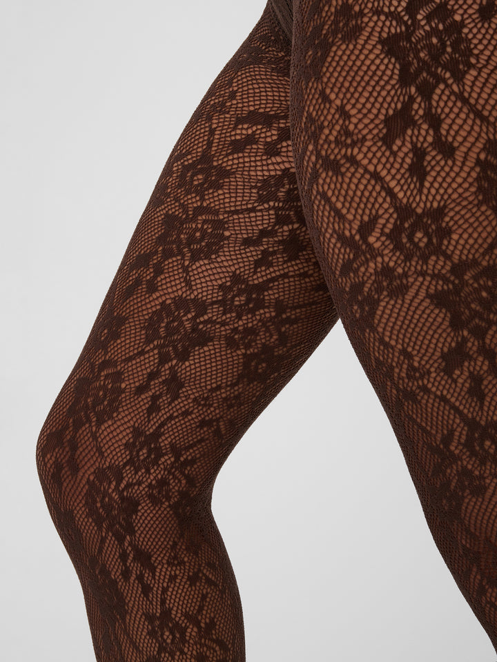 Floral Net | Mocha Mousse