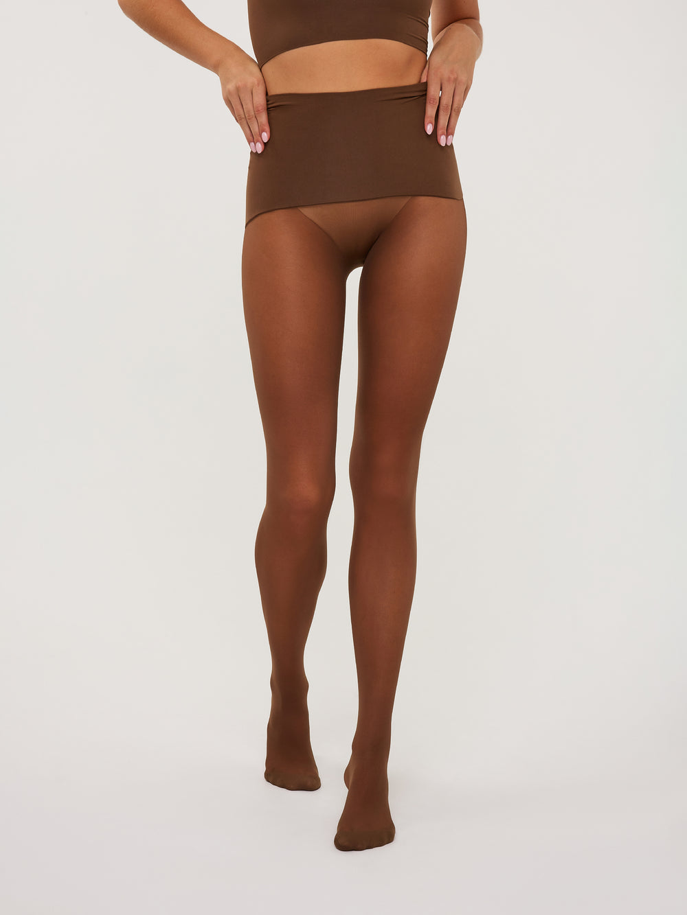 Toffee 30 denier panty met comfortabele hoge tailleband van So Tight