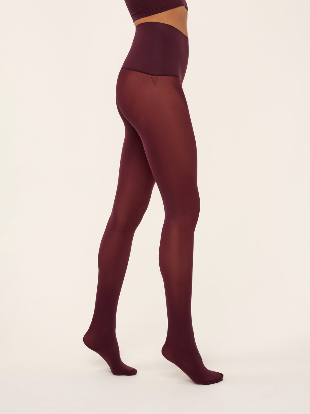 Vijgkleurige 50 denier panty van So Tight
